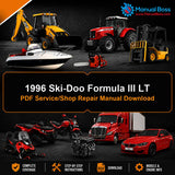 1996 Ski-Doo Formula III LT PDF Service/Shop Repair Manual Download
