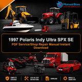 1997 Polaris Indy Ultra SPX SE PDF Service/Shop Repair Manual Instant Download