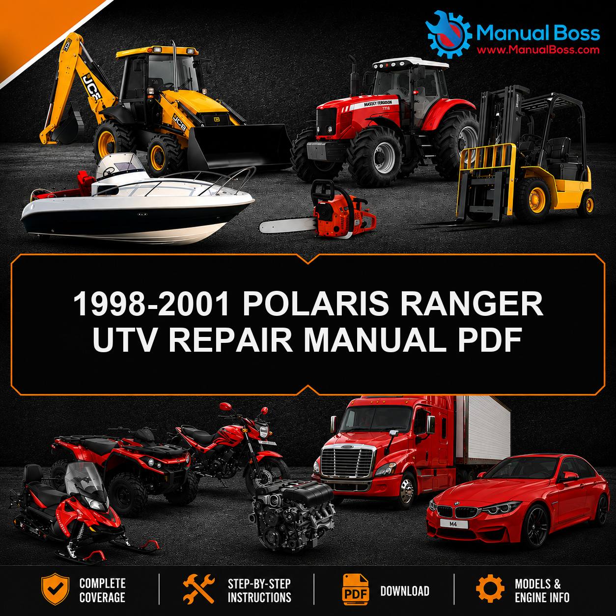 1998-2001 POLARIS RANGER UTV REPAIR MANUAL PDF