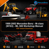 1998-2002 Mercedes-Benz - M-class (W163) - ML 500 Workshop Manual PDF Instant Download