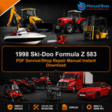 1998 Ski-Doo Formula Z 583 PDF Service/Shop Repair Manual Instant Download