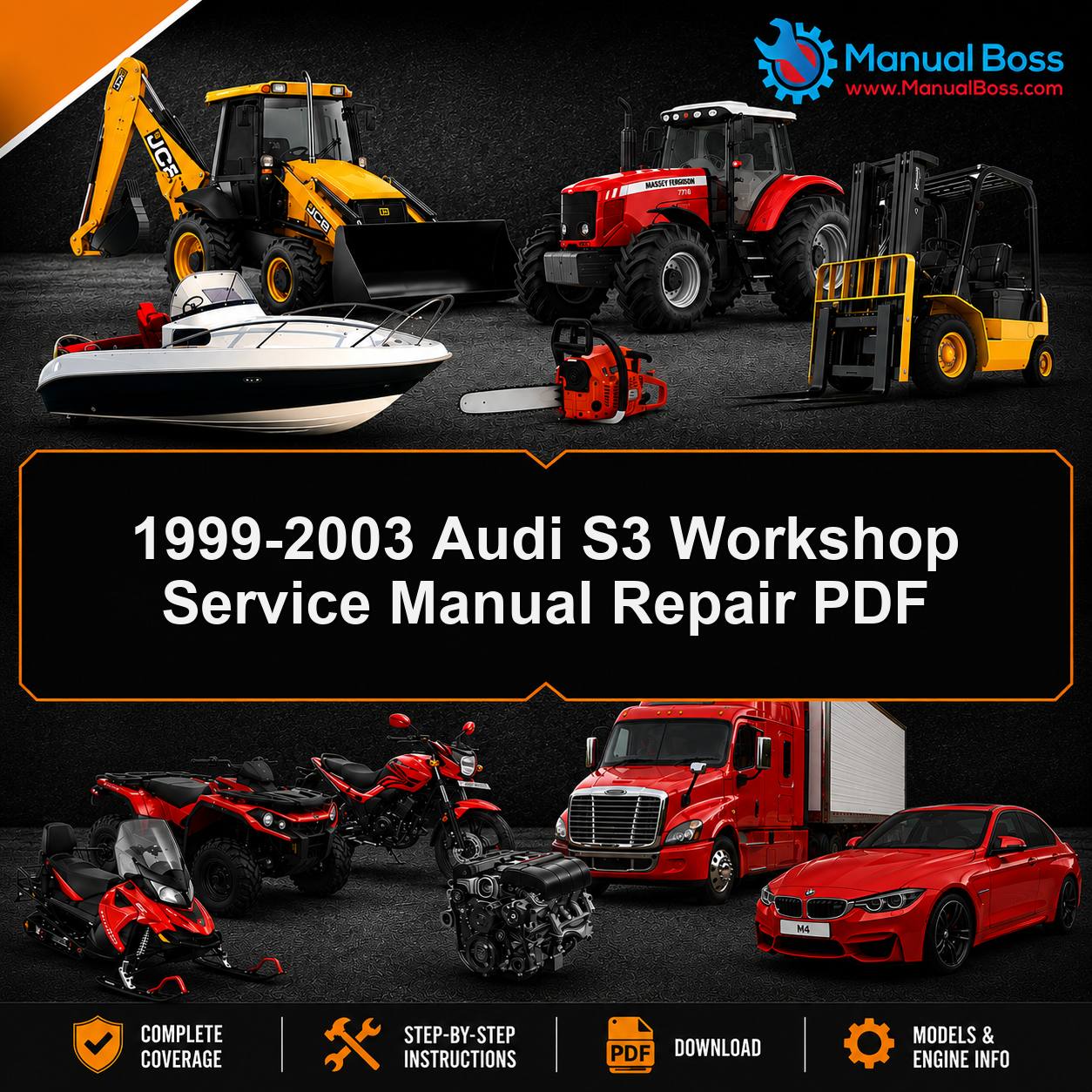 1999-2003 Audi S3 Workshop Service Manual Repair PDF
