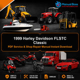 1999 Harley Davidson FLSTC Classic PDF Service & Shop Repair Manual Instant Download