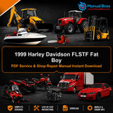 1999 Harley Davidson FLSTF Fat Boy PDF Service & Shop Repair Manual Instant Download