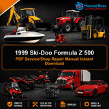1999 Ski-Doo Formula Z 500 PDF Service/Shop Repair Manual Instant Download