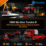 1999 Ski-Doo Tundra R PDF Service/Shop Repair Manual Instant Download