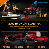 2000 HYUNDAI ELANTRA PDF Service PDF Repair MANUAL DOWNLOAD