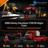2000 Harley Davidson FXSTB Night Train PDF Service & Shop Manual Instant Download