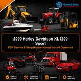 2000 Harley Davidson XL1200 Sport PDF Service & Shop Repair Manual Instant Download