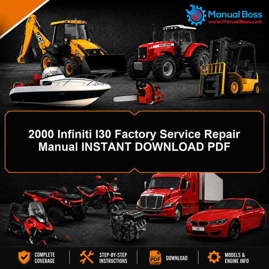 2000 Infiniti I30 Factory Service Repair Manual INSTANT DOWNLOAD PDF