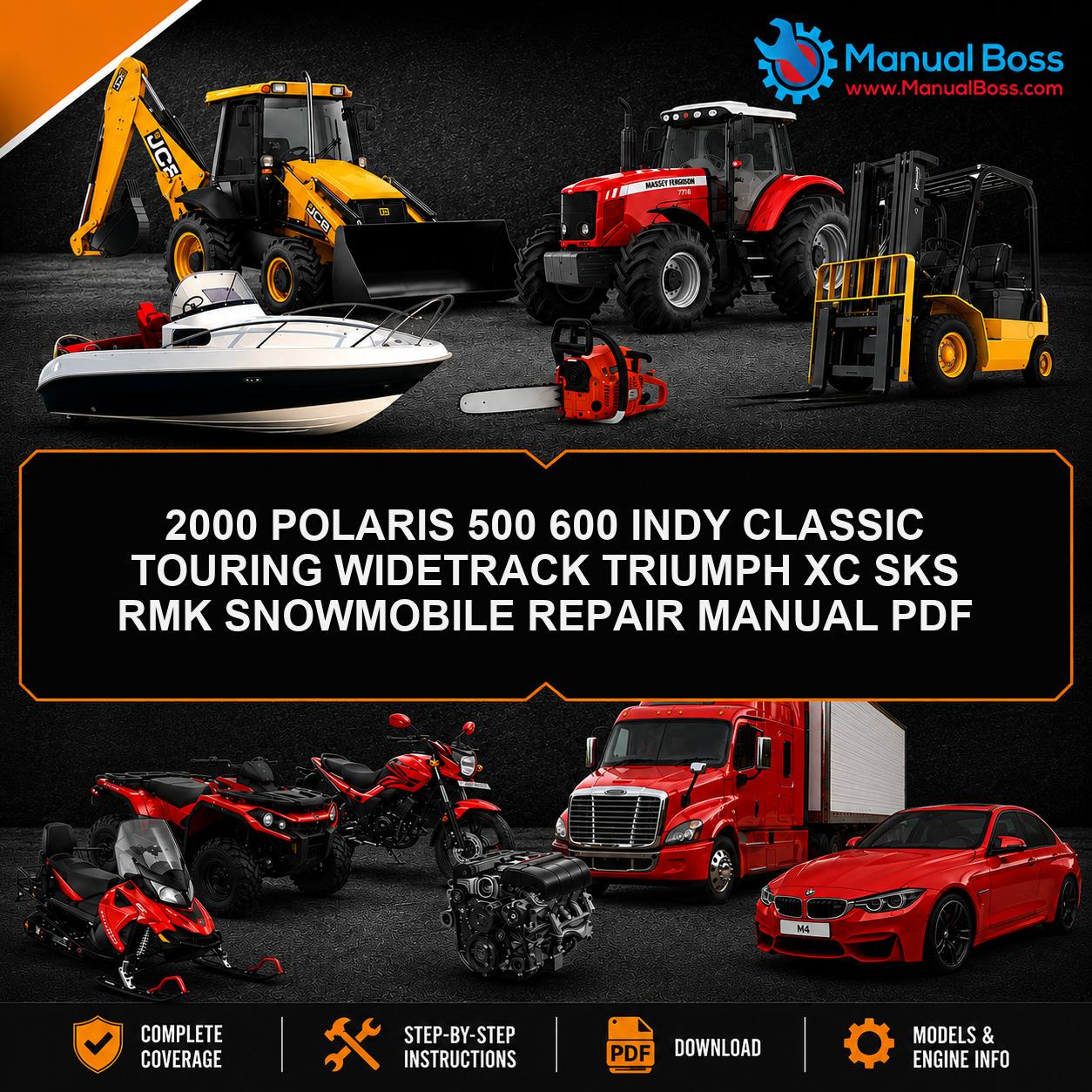 2000 POLARIS 500 600 INDY CLASSIC TOURING WIDETRACK TRIUMPH XC SKS RMK SNOWMOBILE REPAIR MANUAL PDF