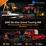 2000 Ski-Doo Grand Touring 600 PDF Service/Shop Repair Manual Instant Download