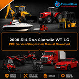 2000 Ski-Doo Skandic WT LC PDF Service/Shop Repair Manual Download