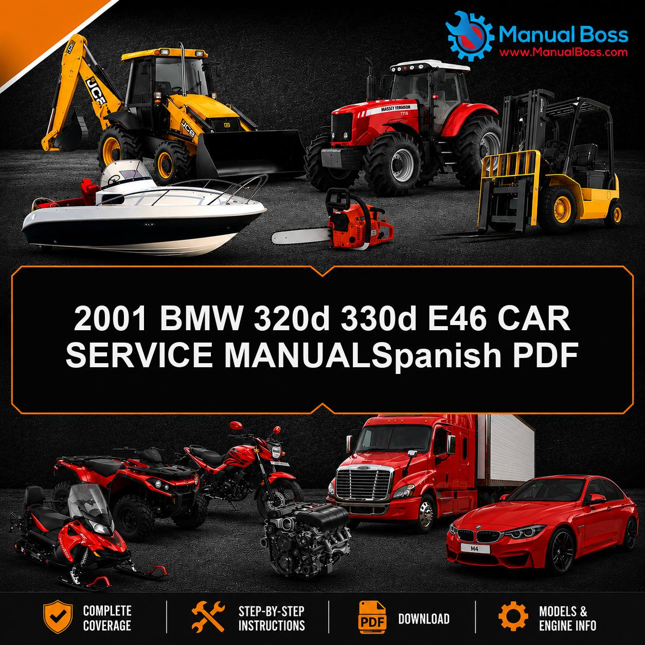 2001 BMW 320d 330d E46 CAR SERVICE MANUALSpanish PDF