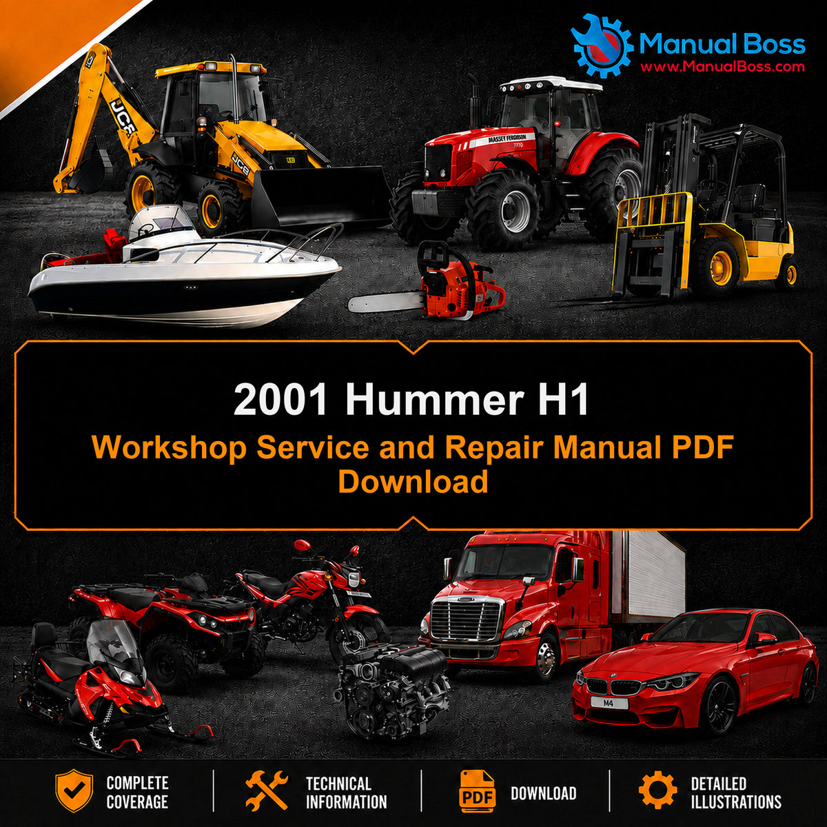 2001 Hummer H1 Workshop Service and Repair Manual PDF Download