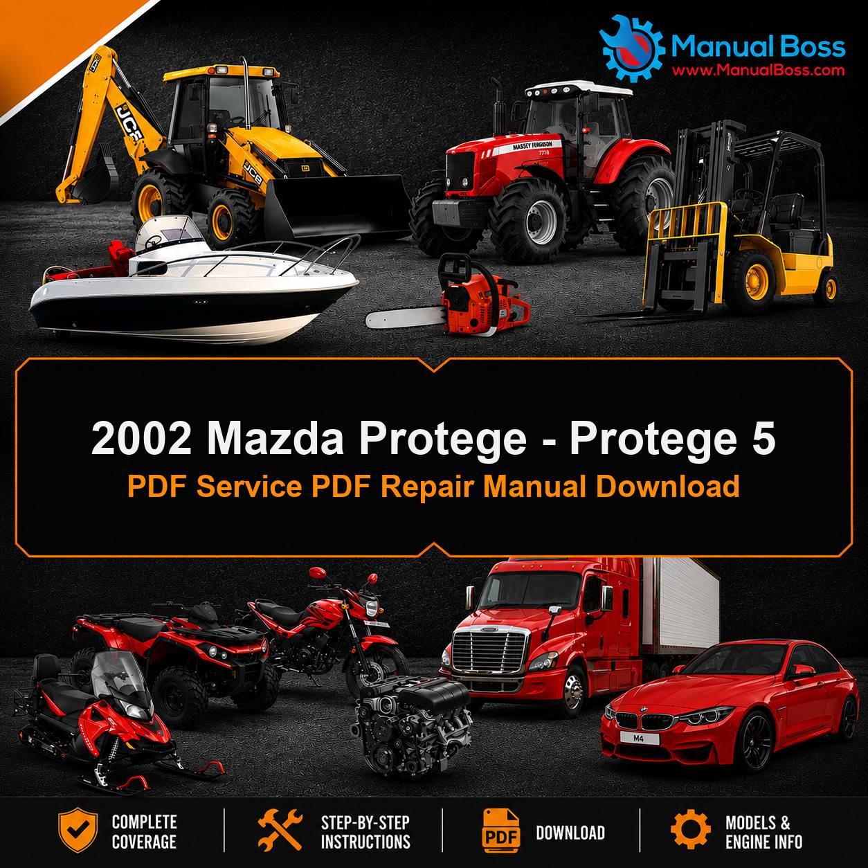 2002 Mazda Protege - Protege 5 PDF Service PDF Repair Manual Download