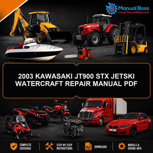 2003 KAWASAKI JT900 STX JETSKI WATERCRAFT REPAIR MANUAL PDF