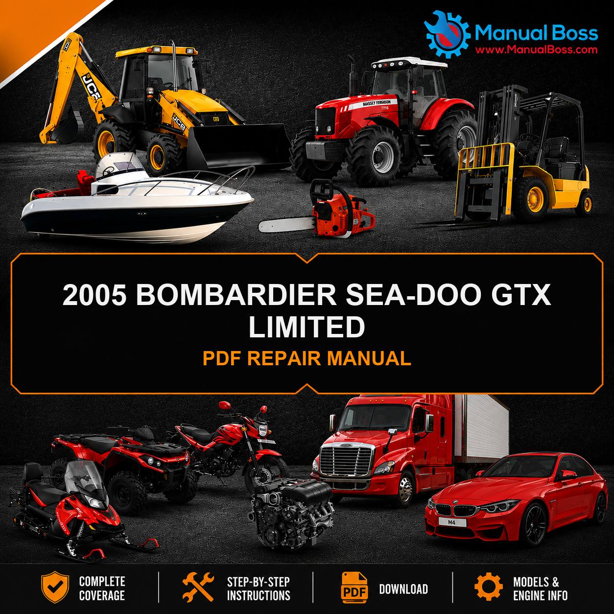 2005 BOMBARDIER SEA-DOO GTX LIMITED PDF REPAIR MANUAL