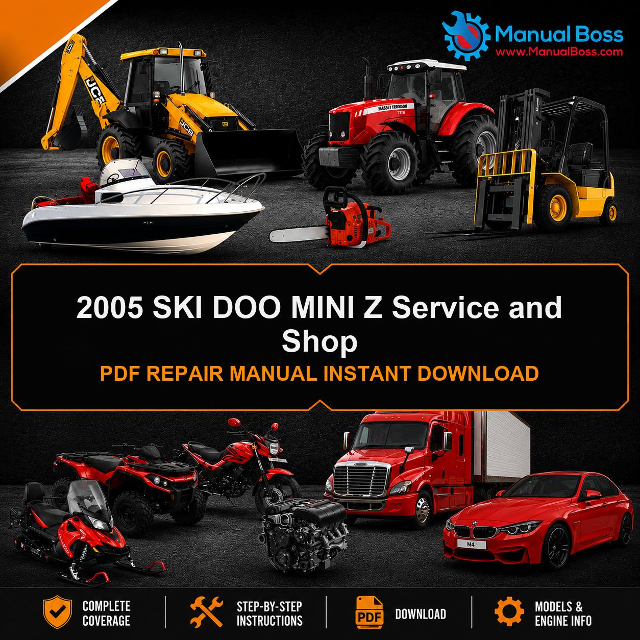 2005 SKI DOO MINI Z Service and Shop PDF REPAIR MANUAL INSTANT DOWNLOAD