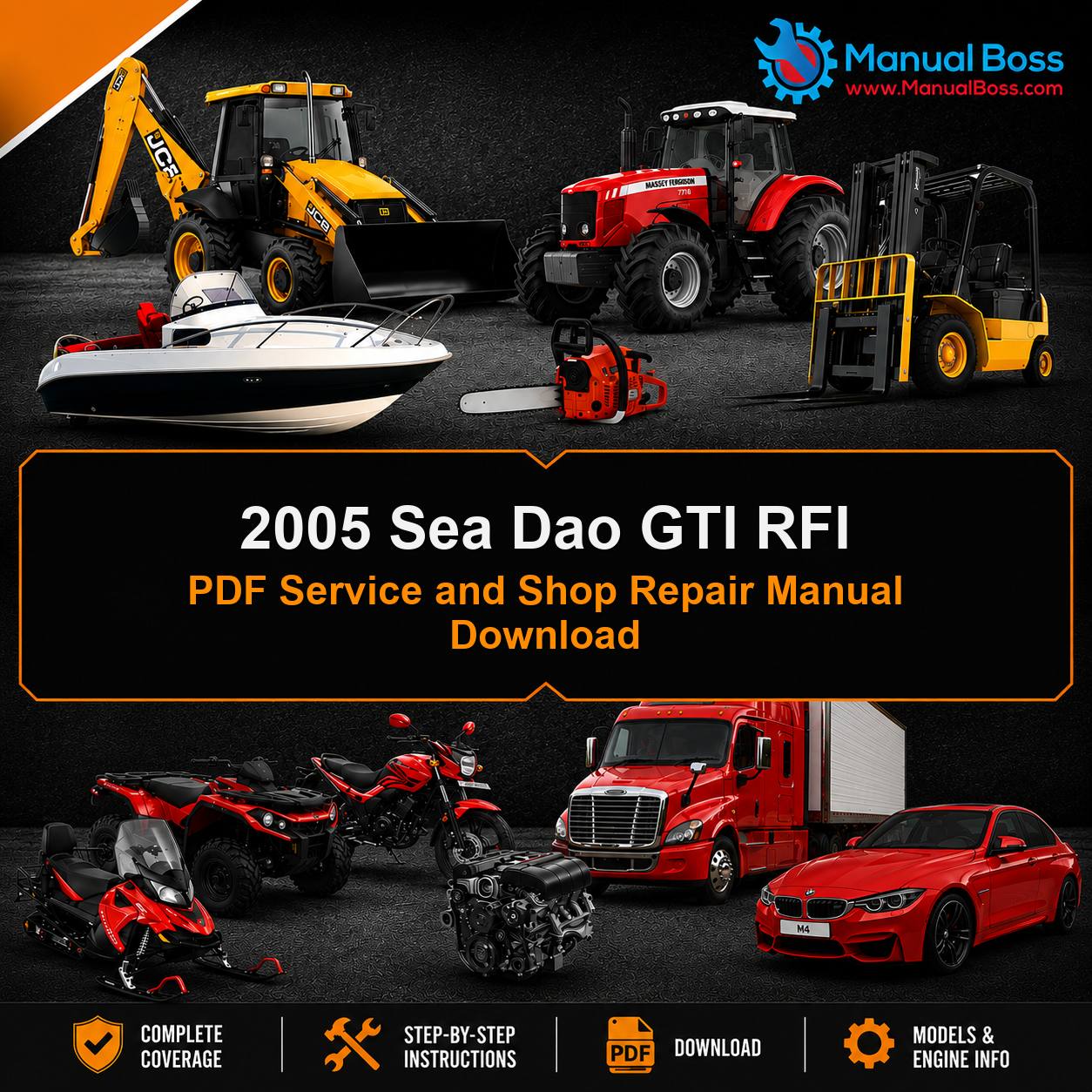2005 Sea Dao GTI RFI PDF Service and Shop Repair Manual Download