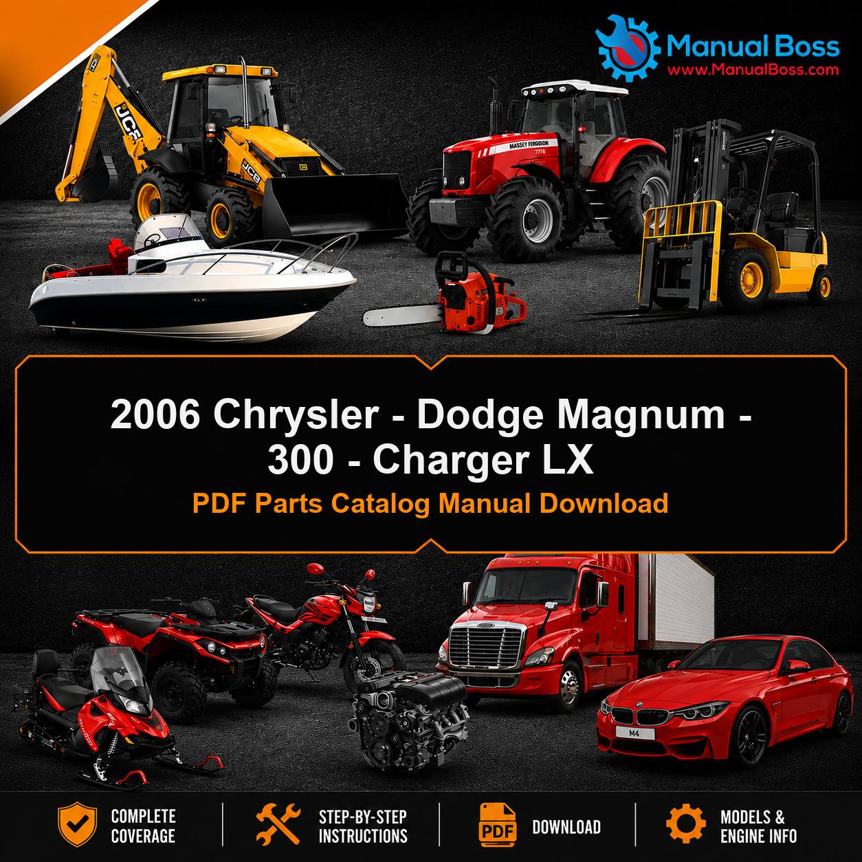 2006 Chrysler - Dodge Magnum - 300 - Charger LX PDF Parts Catalog Manual Download