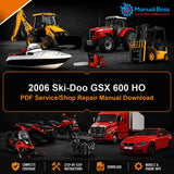 2006 Ski-Doo GSX 600 HO PDF Service/Shop Repair Manual Download