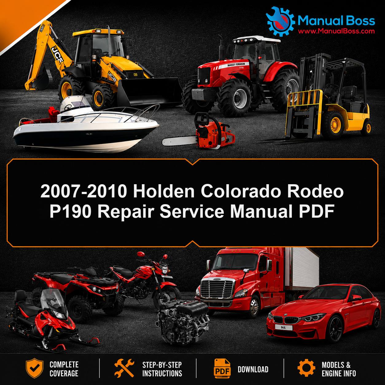 2007-2010 Holden Colorado Rodeo P190 Repair Service Manual PDF