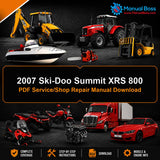 2007 Ski-Doo Summit XRS 800 PDF Service/Shop Repair Manual Download