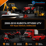 2008-2010 KUBOTA RTV500 UTV PDF Repair MANUAL DOWNLOAD