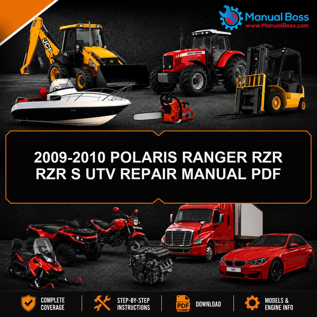 2009-2010 POLARIS RANGER RZR RZR S UTV REPAIR MANUAL PDF