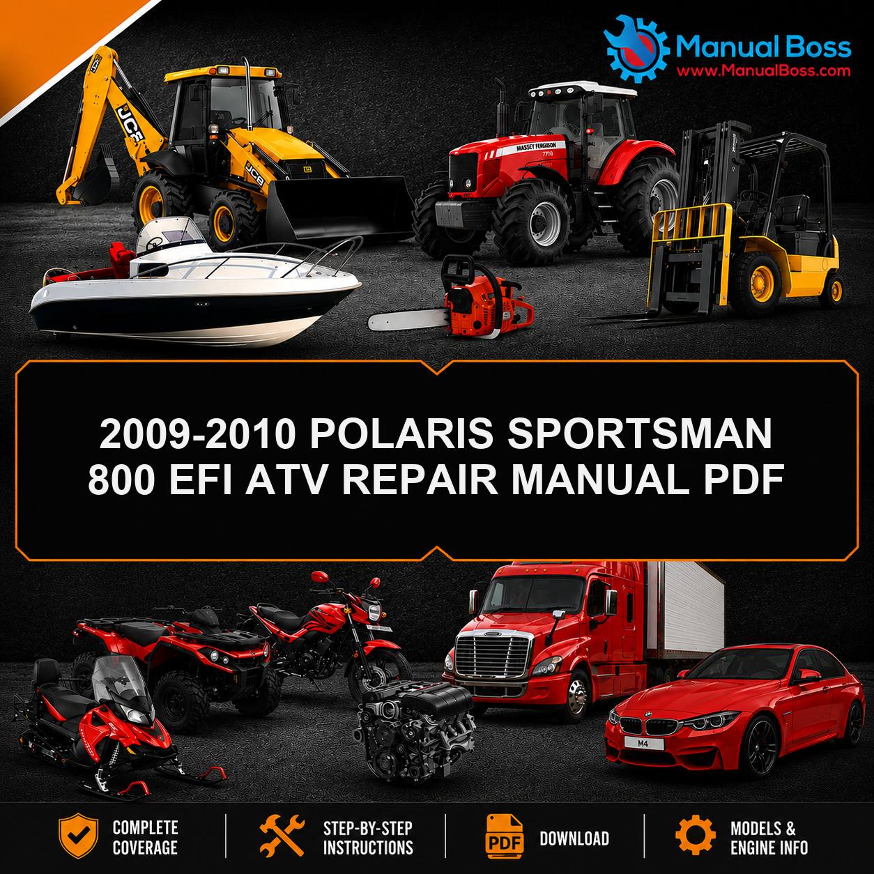 2009-2010 POLARIS SPORTSMAN 800 EFI ATV REPAIR MANUAL PDF