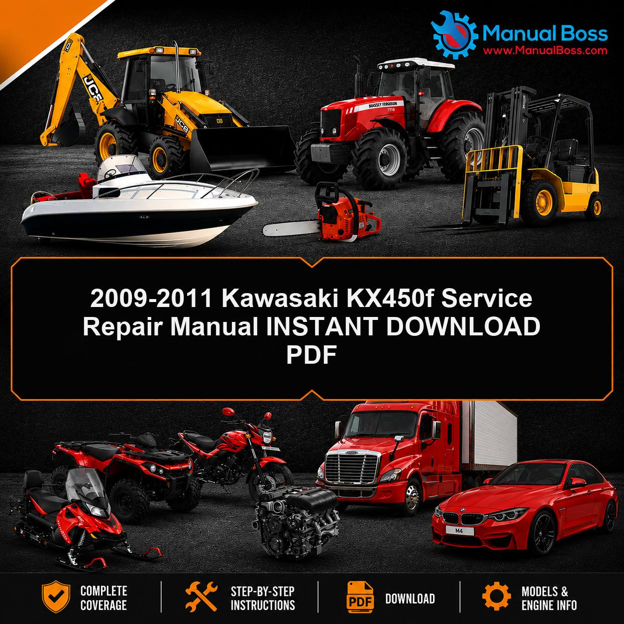 2009-2011 Kawasaki KX450f Service Repair Manual INSTANT DOWNLOAD PDF