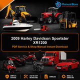 2009 Harley Davidson Sportster XR1200 PDF Service & Shop Manual Instant Download