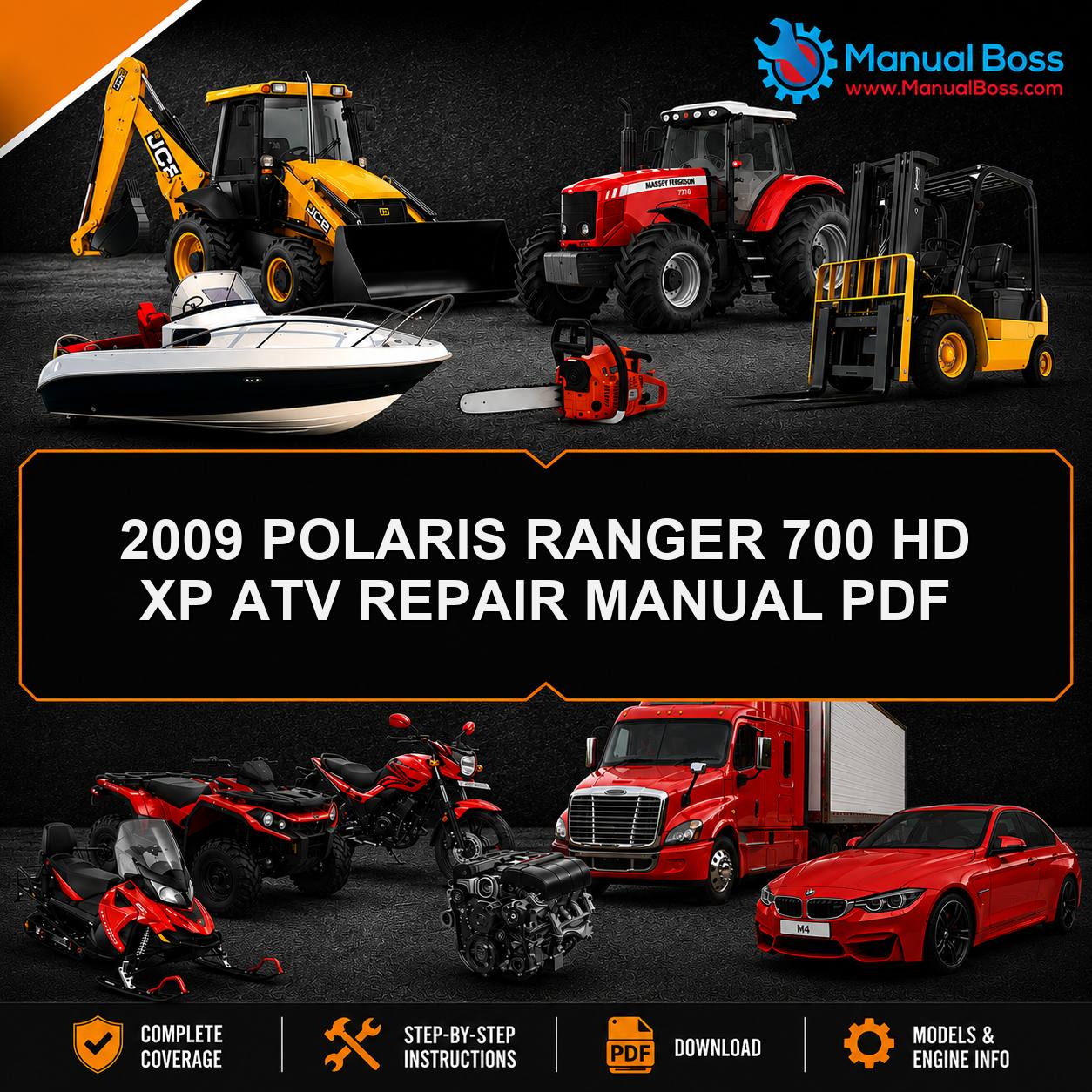 2009 POLARIS RANGER 700 HD XP ATV REPAIR MANUAL PDF