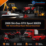 2009 Ski-Doo GTX Sport 500SS PDF Service/Shop Repair Manual Download