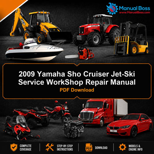 2009 Yamaha Sho Cruiser Jet-Ski Service WorkShop Repair Manual PDF Download