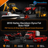 2010 Harley Davidson Dyna Fat Bob FXDF PDF Service & Shop Repair Manual Instant Download