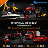 2010 Polaris 550 IO Shift Snowmobile PDF Service/Shop Repair Manual Download