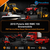 2010 Polaris 600 RMK 155 Snowmobile PDF Service/Shop Repair Manual Instant Download