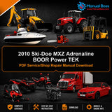 2010 Ski-Doo MXZ Adrenaline BOOR Power TEK PDF Service/Shop Repair Manual Download