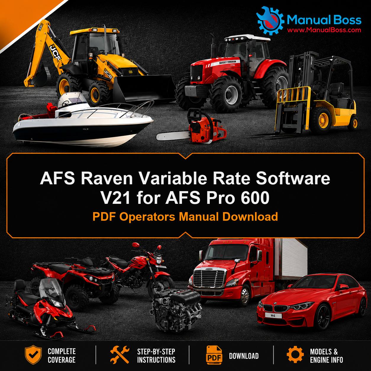 AFS Raven Variable Rate Software V21 for AFS Pro 600 PDF Operators Manual Download