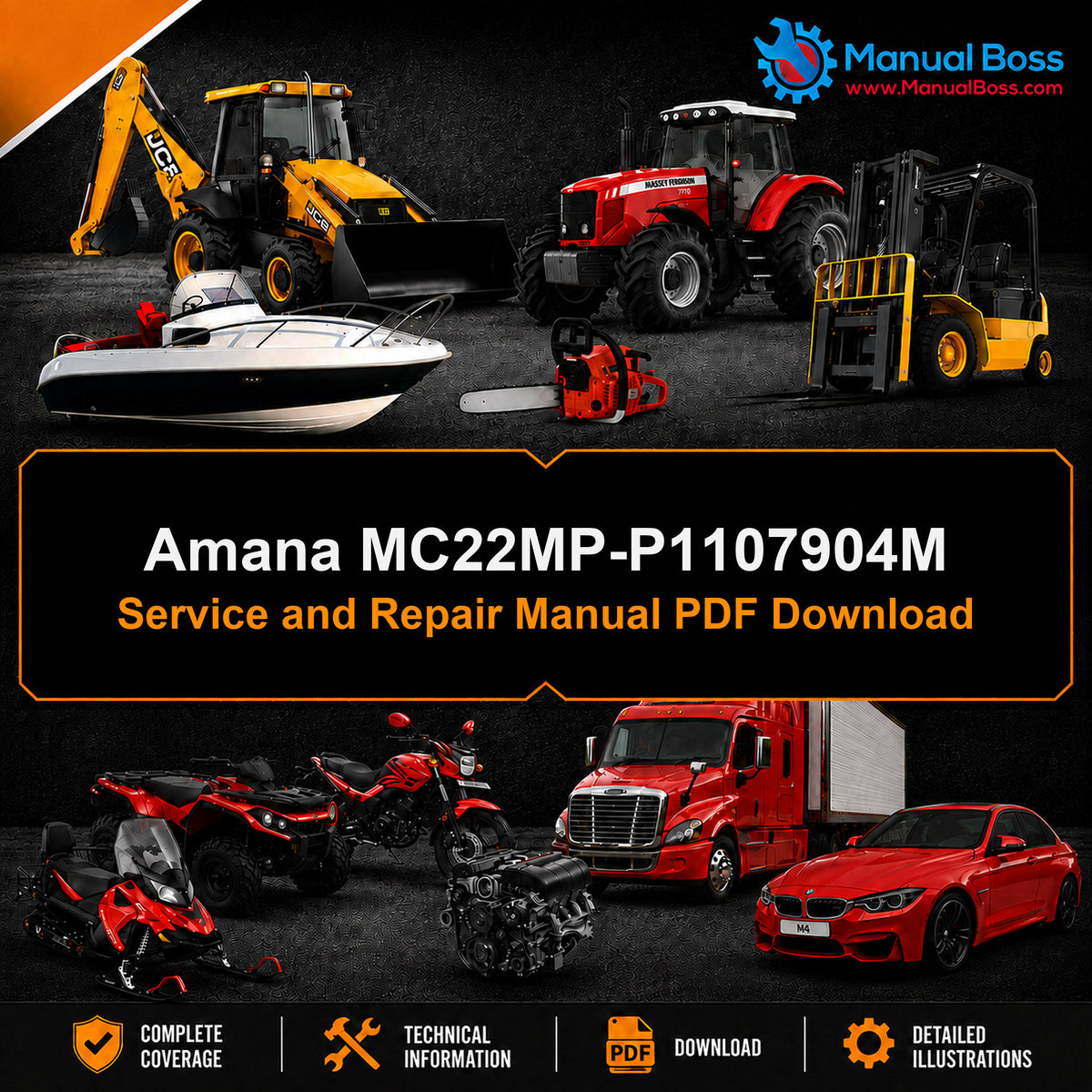 Amana MC22MP-P1107904M Service and Repair Manual PDF Download