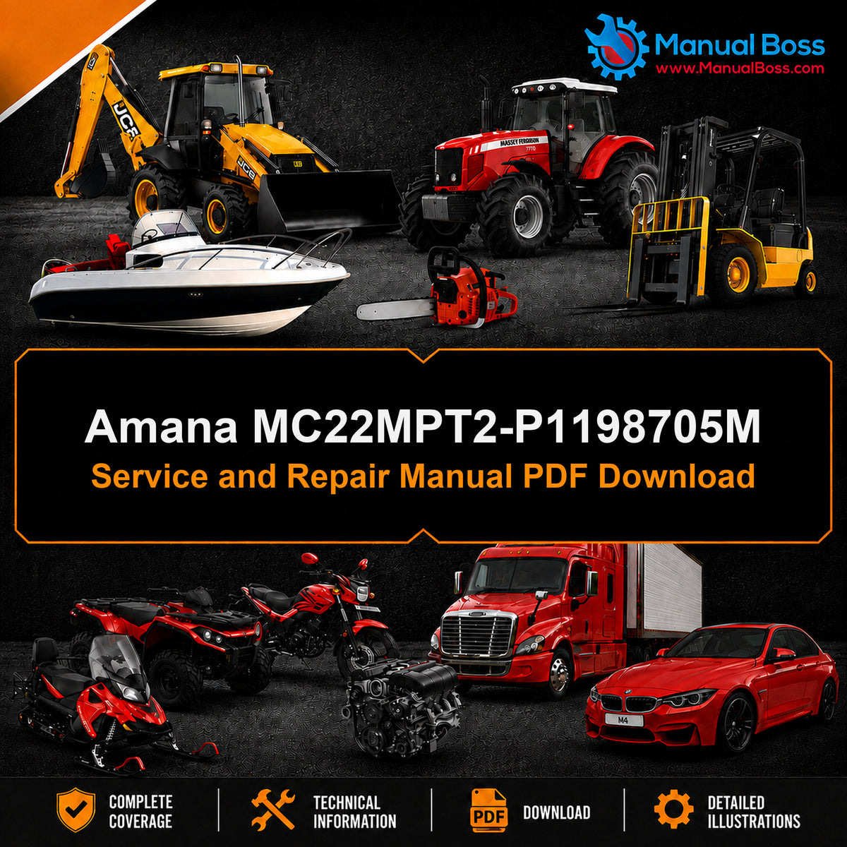 Amana MC22MPT2-P1198705M Service and Repair Manual PDF Download