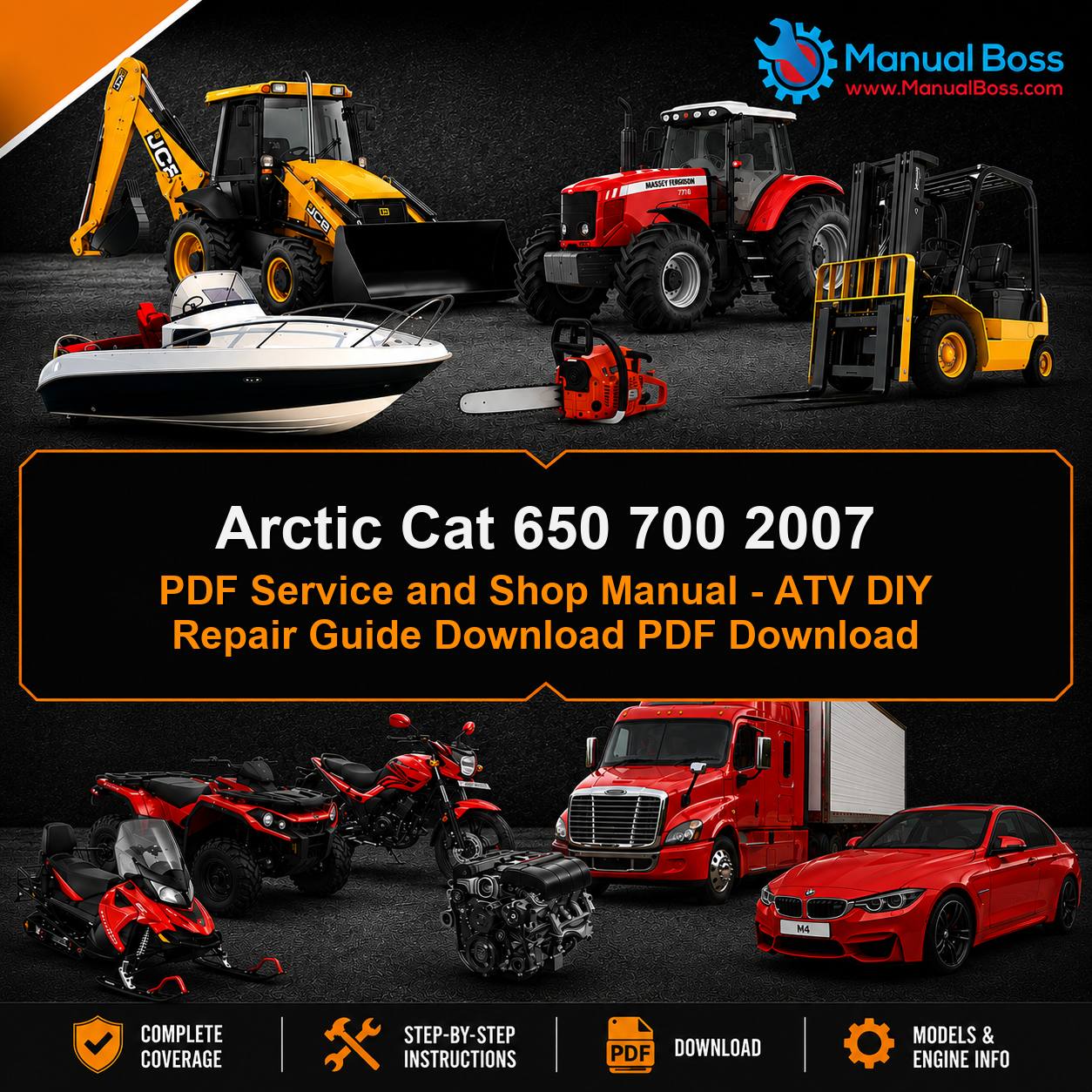 Arctic Cat 650 700 2007 PDF Service and Shop Manual - ATV DIY Repair Guide Download PDF Download