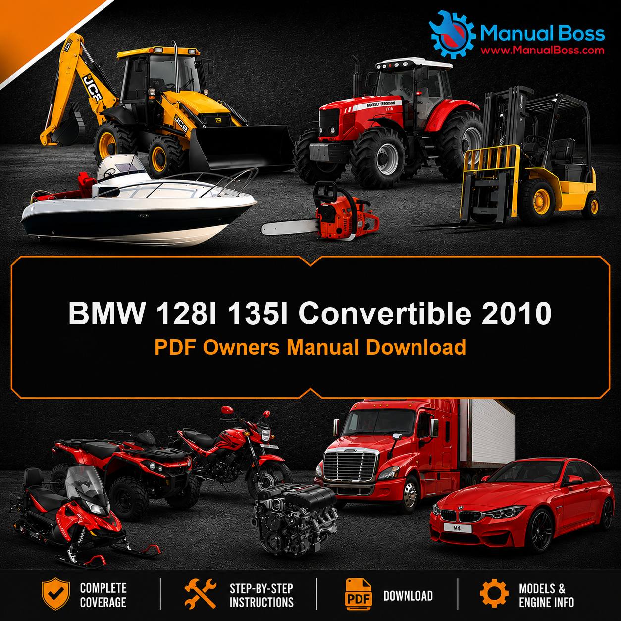 BMW 128I 135I Convertible 2010 PDF Owners Manual Download