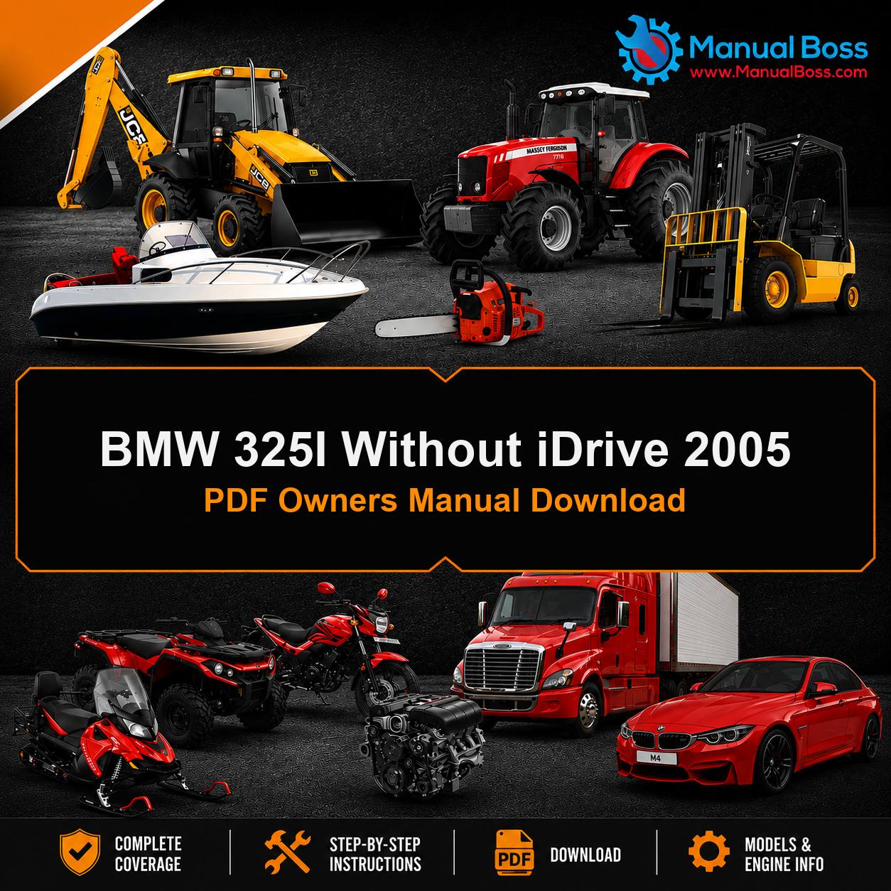 BMW 325I Without iDrive 2005 PDF Owners Manual Download