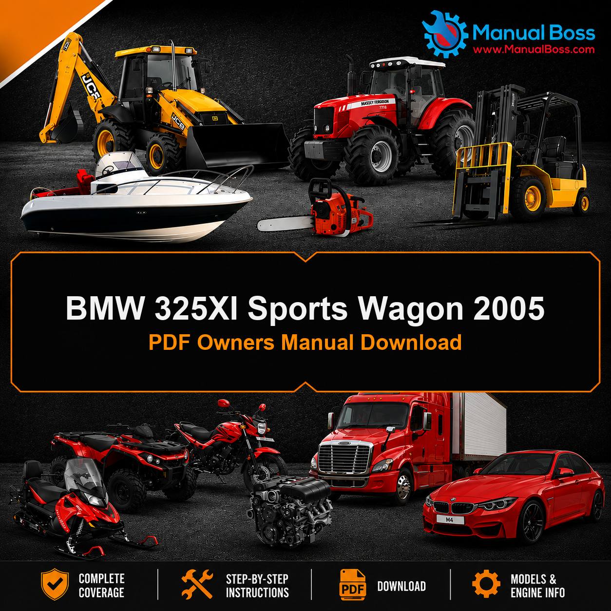 BMW 325XI Sports Wagon 2005 PDF Owners Manual Download