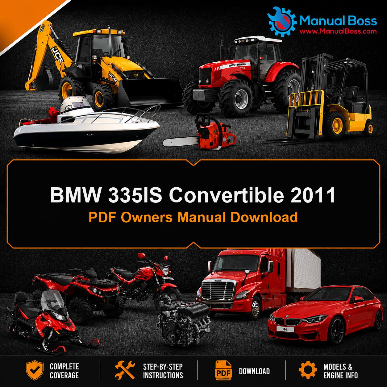 BMW 335IS Convertible 2011 PDF Owners Manual Download