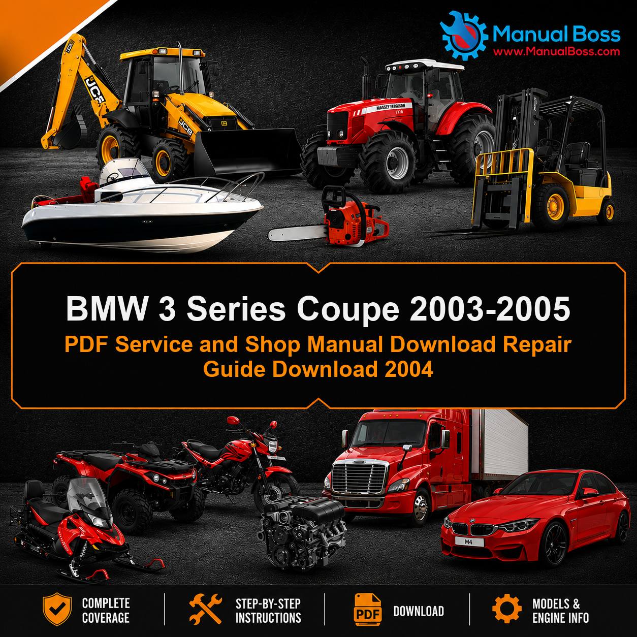 BMW 3 Series Coupe 2003-2005 PDF Service and Shop Manual Download Repair Guide Download 2004