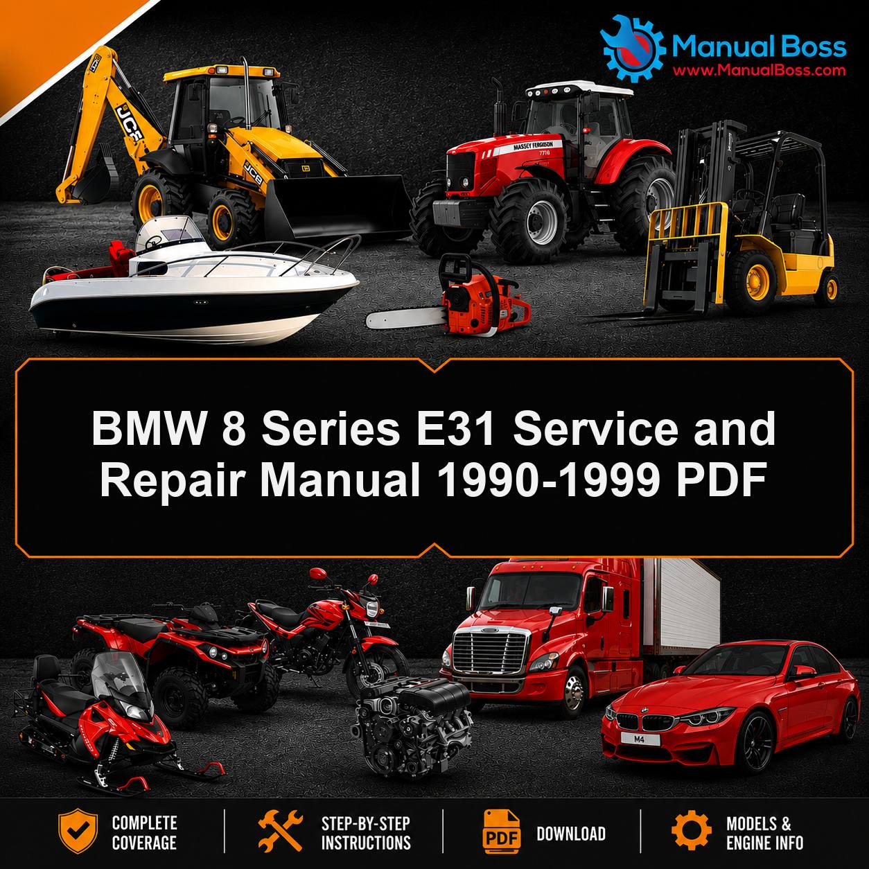 BMW 8 Series E31 Service and Repair Manual 1990-1999 PDF